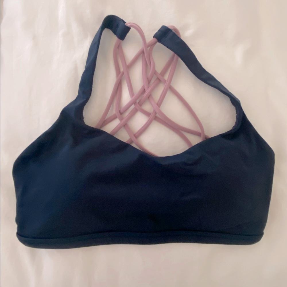 Lululemon Navy Strappy Sports Bra